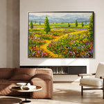 Landscape 038 Canvas Art 90 x 60 cm / Stretched on hidden frame