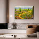 Landscape 038 Canvas Art 90 x 60 cm / Stretched on hidden frame