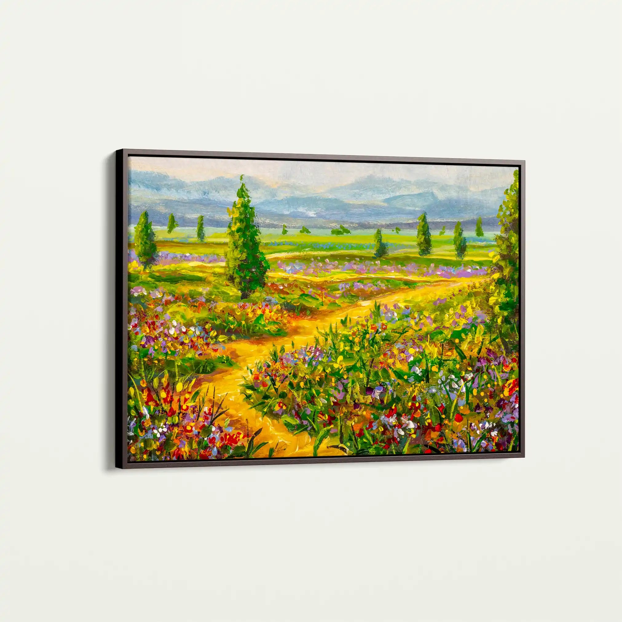 Landscape 038 Canvas Art 90 x 60 cm / Stretched on hidden frame