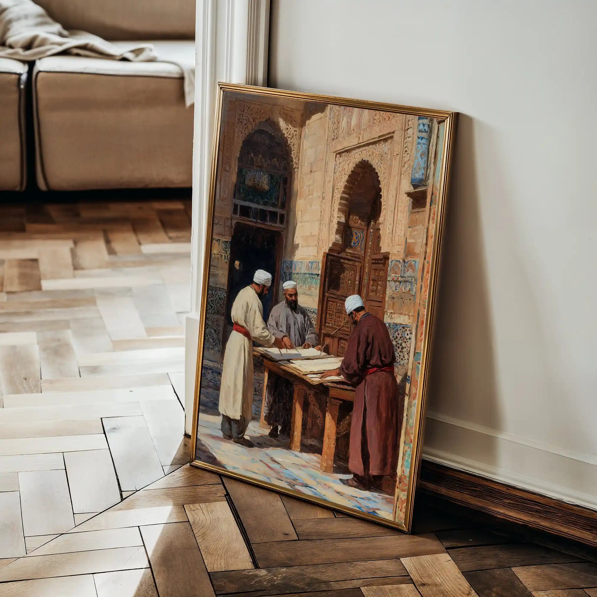 Orientalist 038 Canvas Art 90 x 60 cm / Stretched on hidden frame