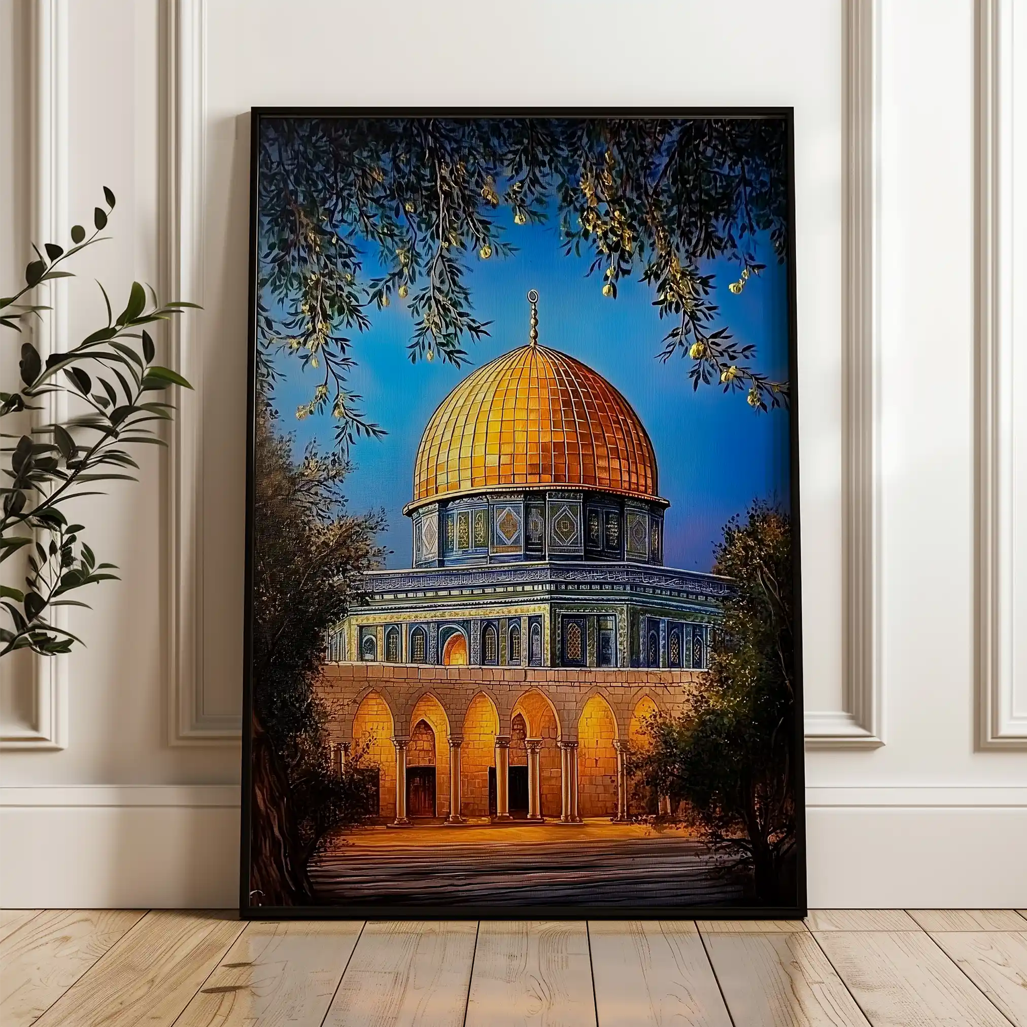 Palestine 038 Canvas Art 90 x 60 cm / Stretched on hidden frame