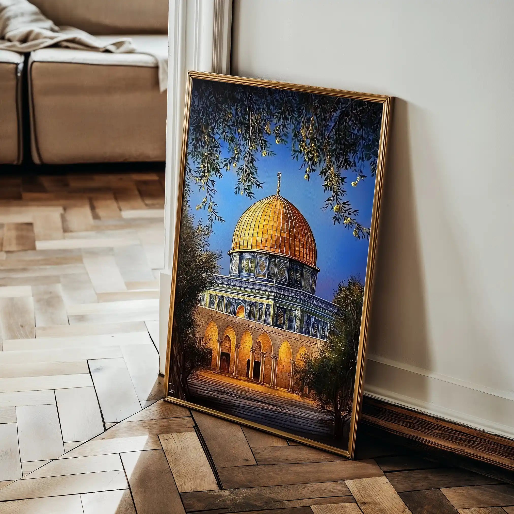 Palestine 038 Canvas Art 90 x 60 cm / Stretched on hidden frame