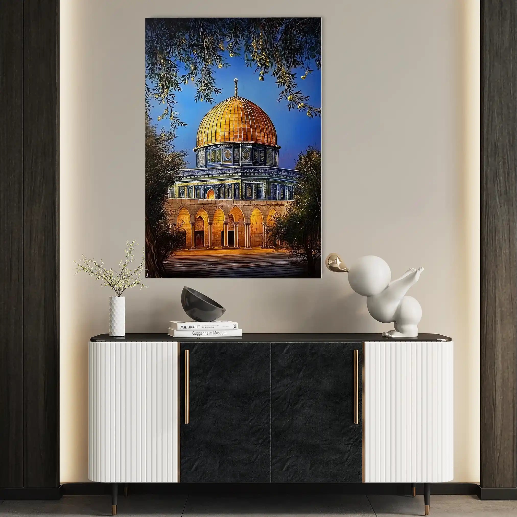 Palestine 038 Canvas Art 90 x 60 cm / Stretched on hidden frame