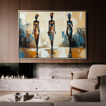 Portrait 038 Canvas Art 90 x 60 cm / Stretched on hidden frame