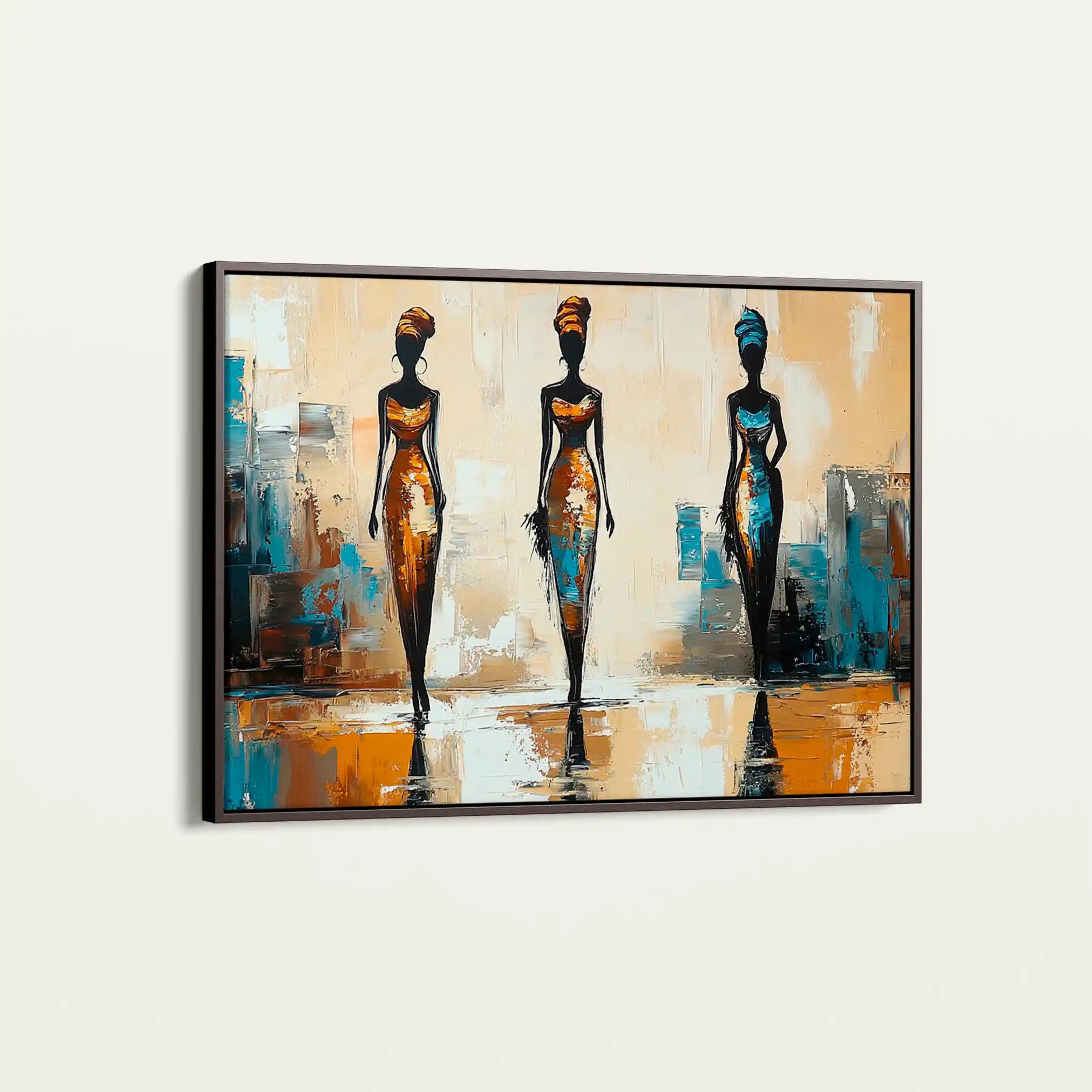 Portrait 038 Canvas Art 90 x 60 cm / Stretched on hidden frame