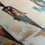 Portrait 038 Canvas Art 90 x 60 cm / Stretched on hidden frame