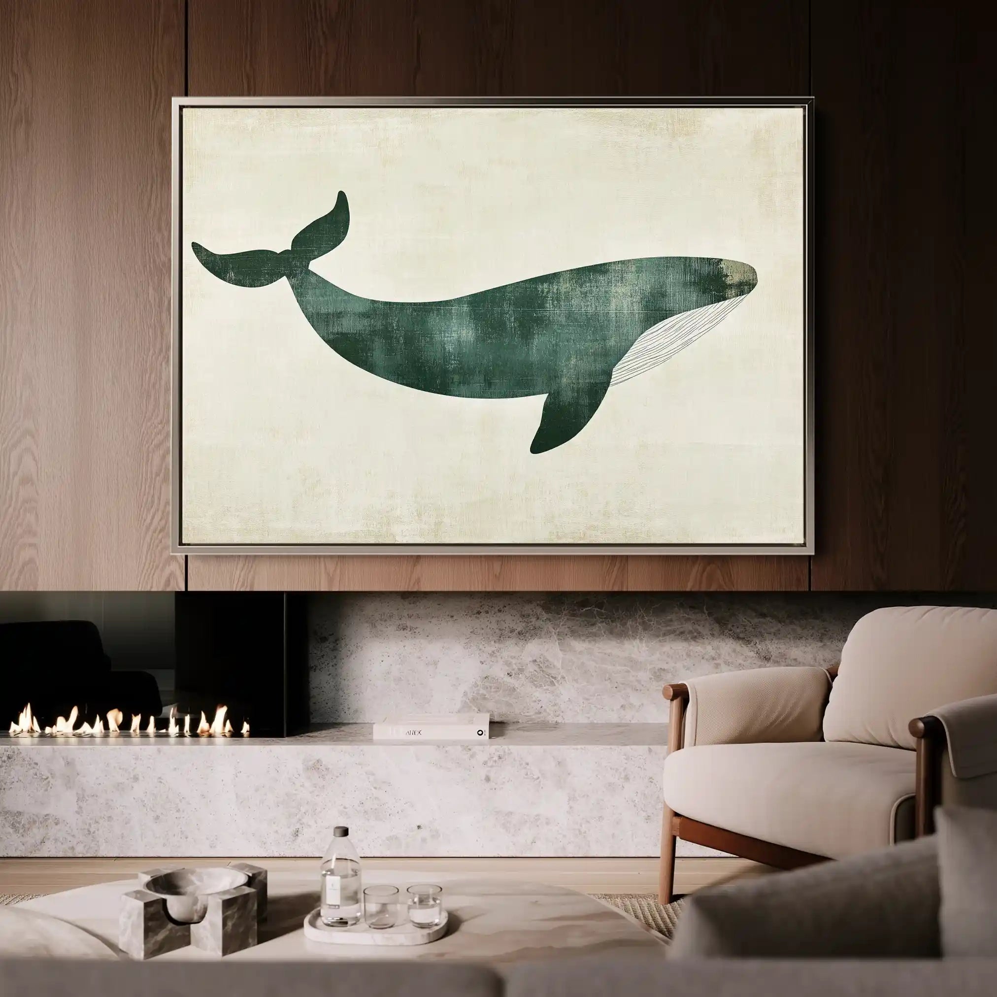 Animals 039 Canvas Art 90 x 60 cm / Stretched on hidden frame