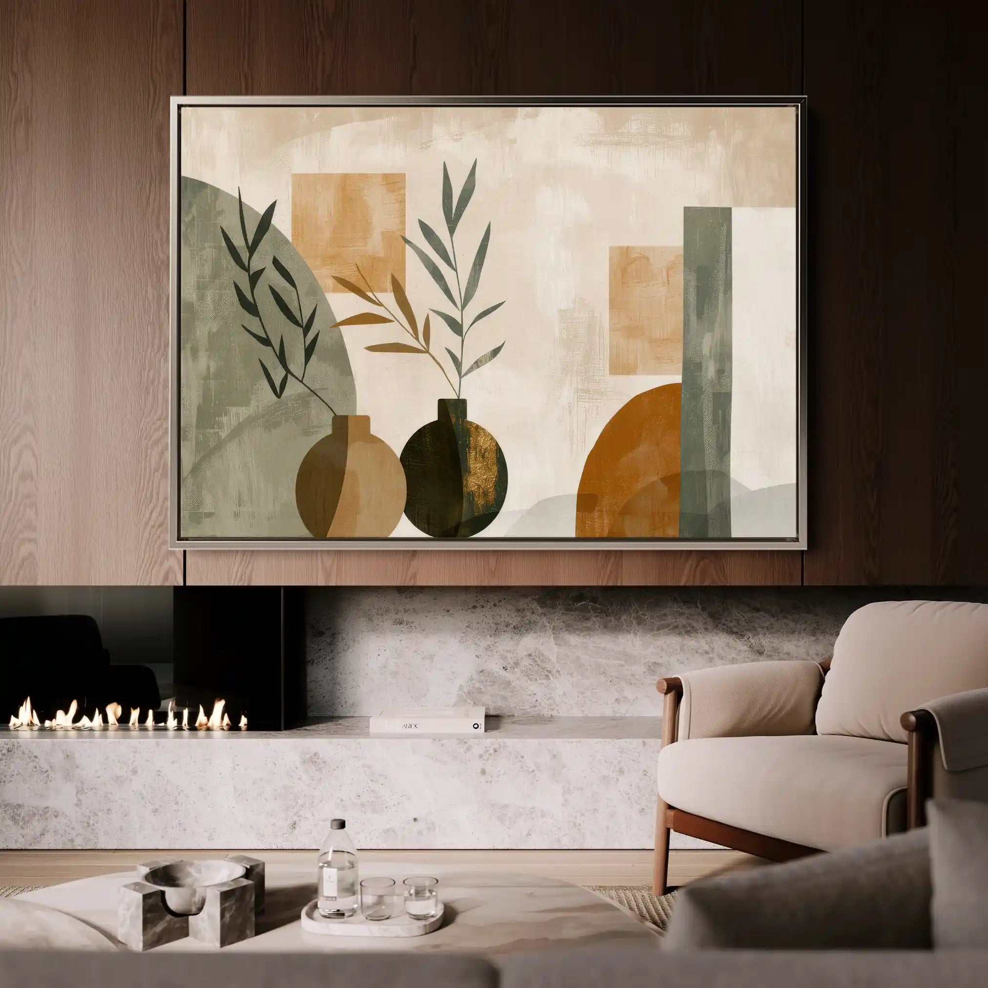 Boho 039 Canvas Art 90 x 60 cm / Stretched on hidden frame