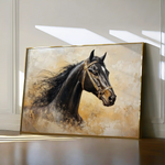 Horses 039 Canvas Art 90 x 60 cm / Stretched on hidden frame