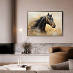 Horses 039 Canvas Art 90 x 60 cm / Stretched on hidden frame