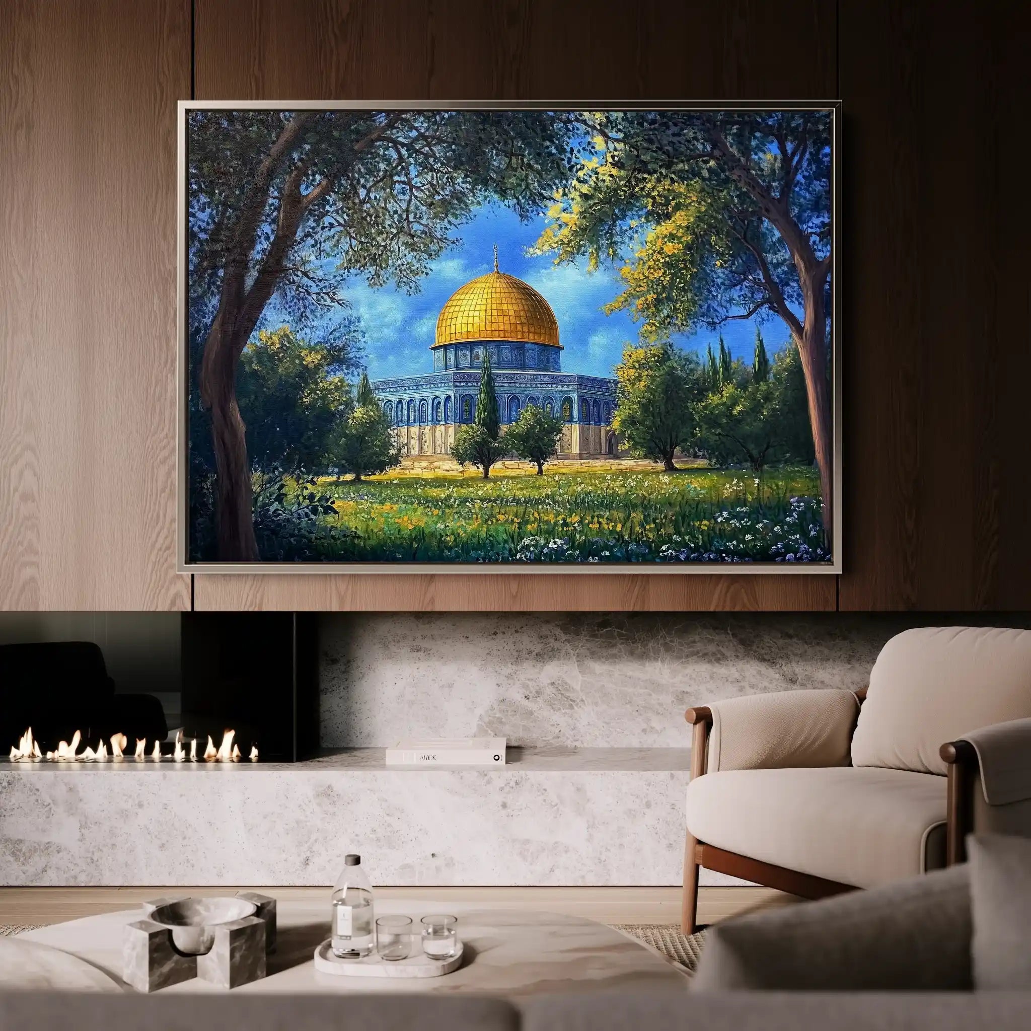 Palestine 039 Canvas Art 90 x 60 cm / Stretched on hidden frame