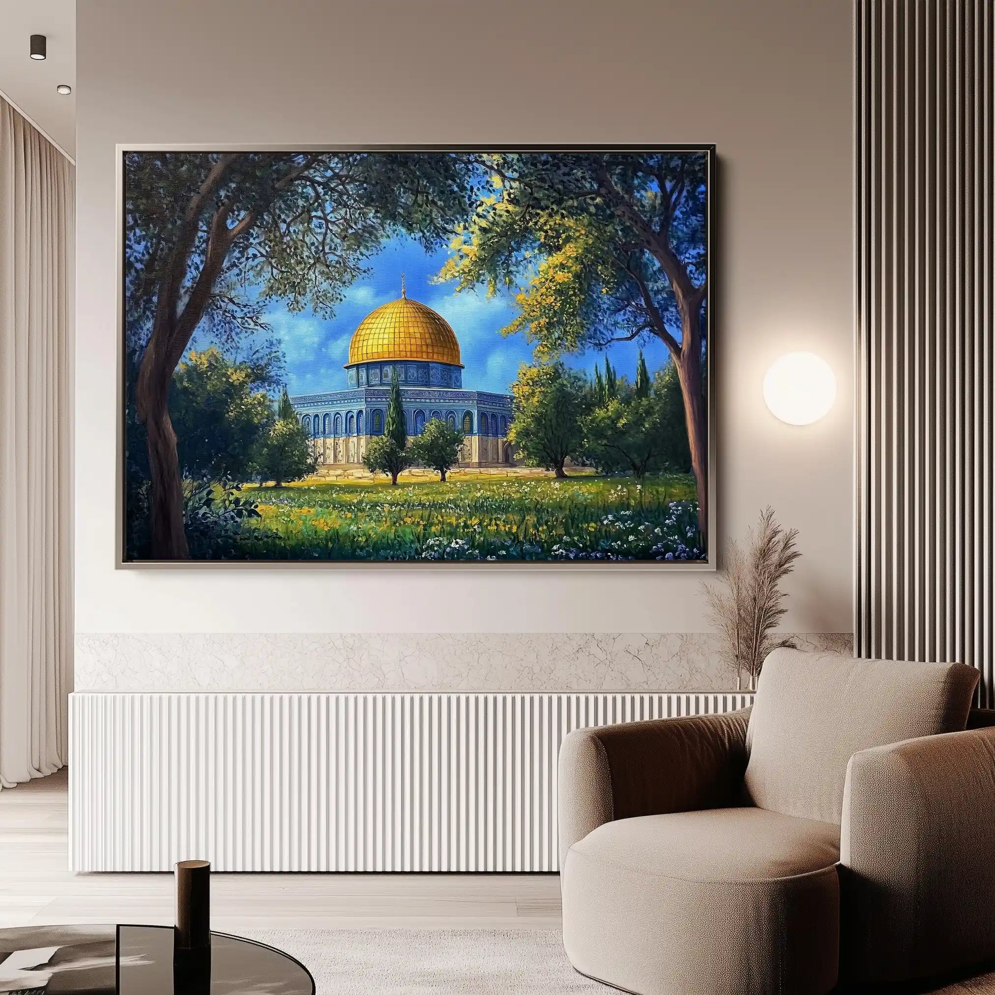 Palestine 039 Canvas Art 90 x 60 cm / Stretched on hidden frame