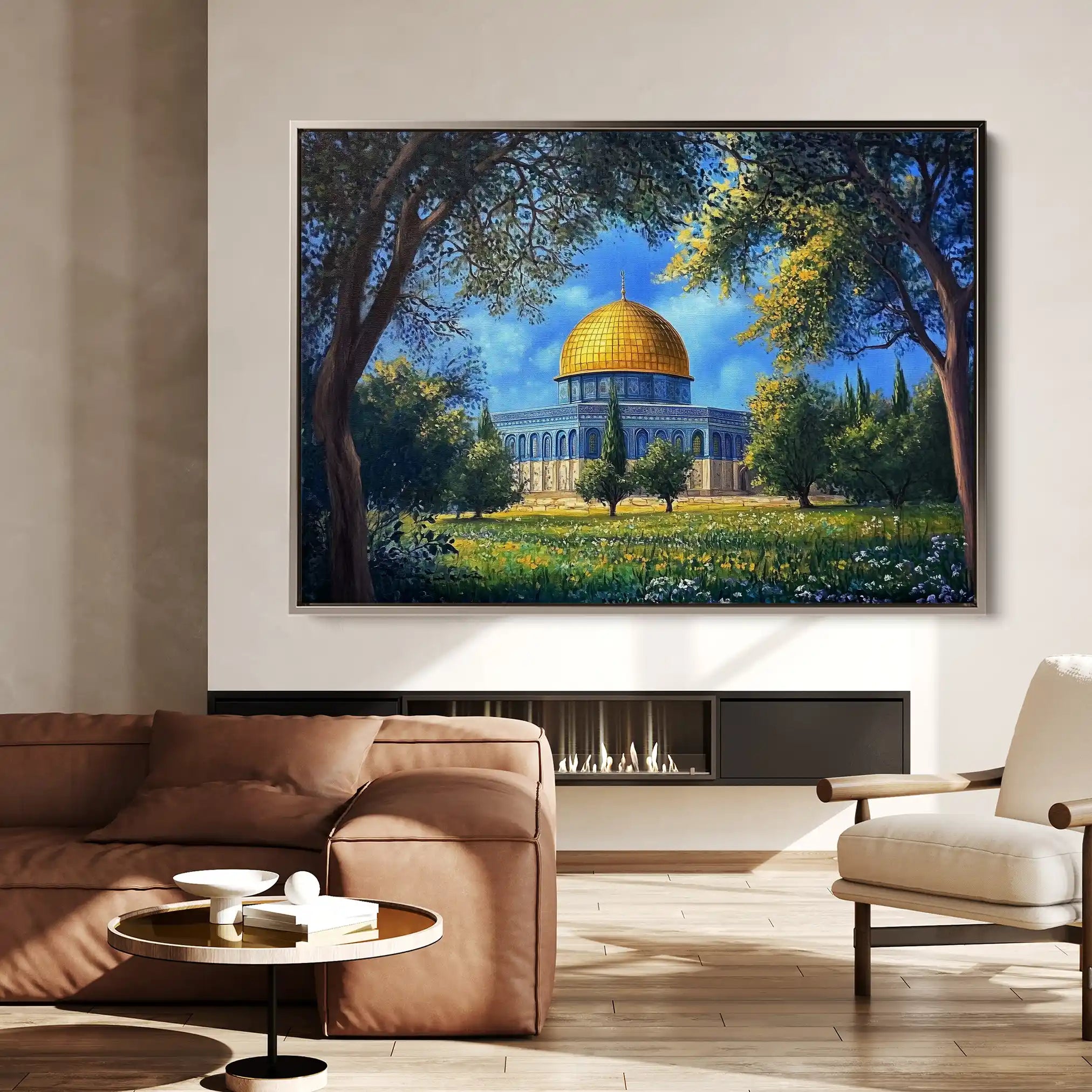 Palestine 039 Canvas Art 90 x 60 cm / Stretched on hidden frame