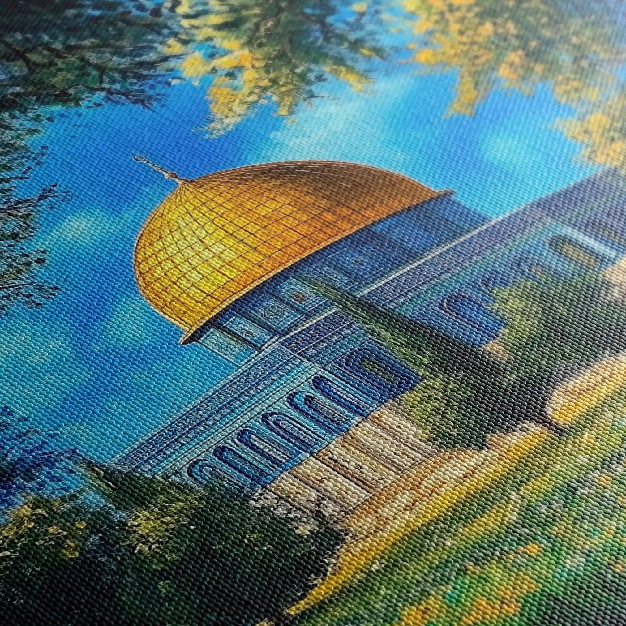 Palestine 039 Canvas Art 90 x 60 cm / Stretched on hidden frame