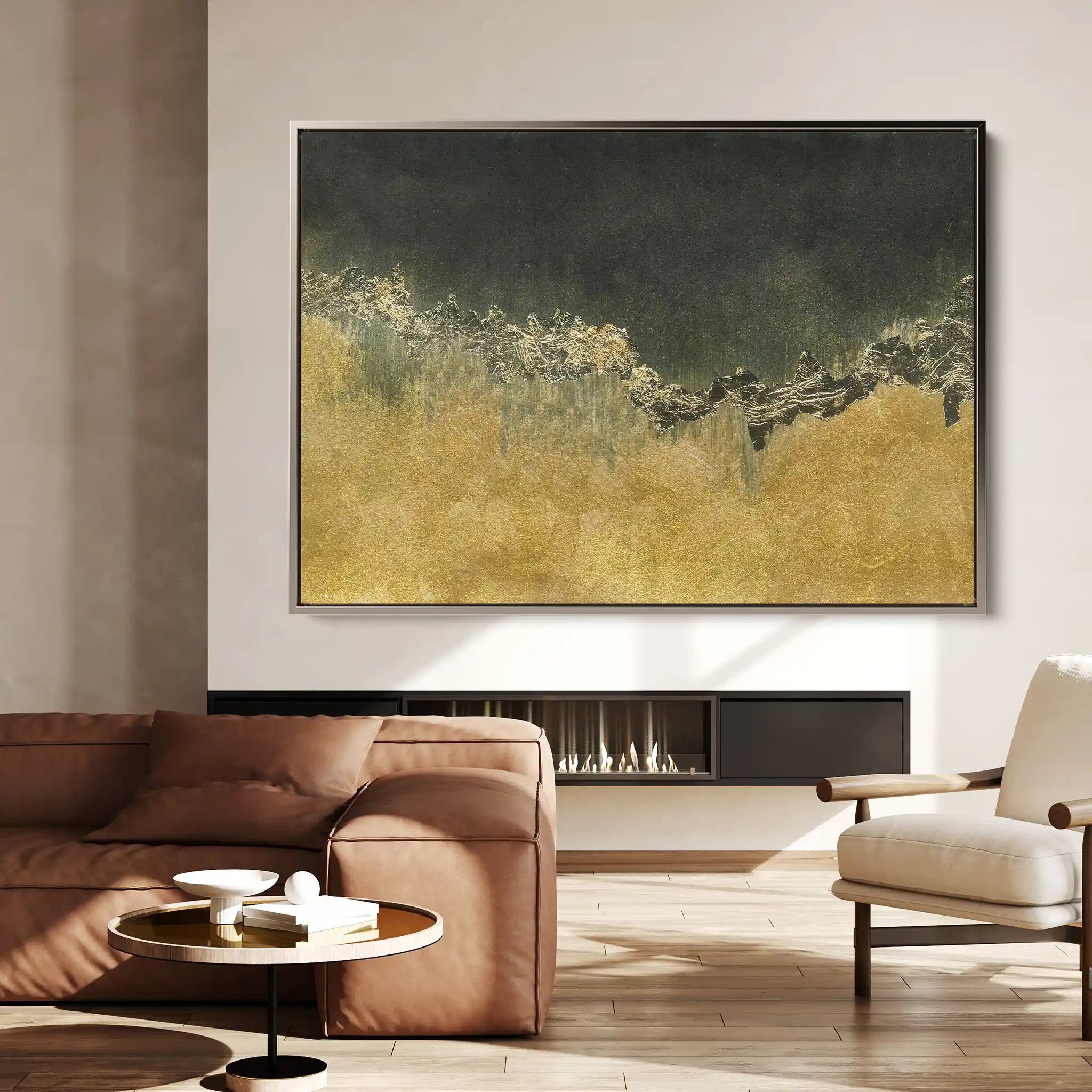 Abstract 040 Canvas Art 60 x 40 cm / Stretched on hidden frame