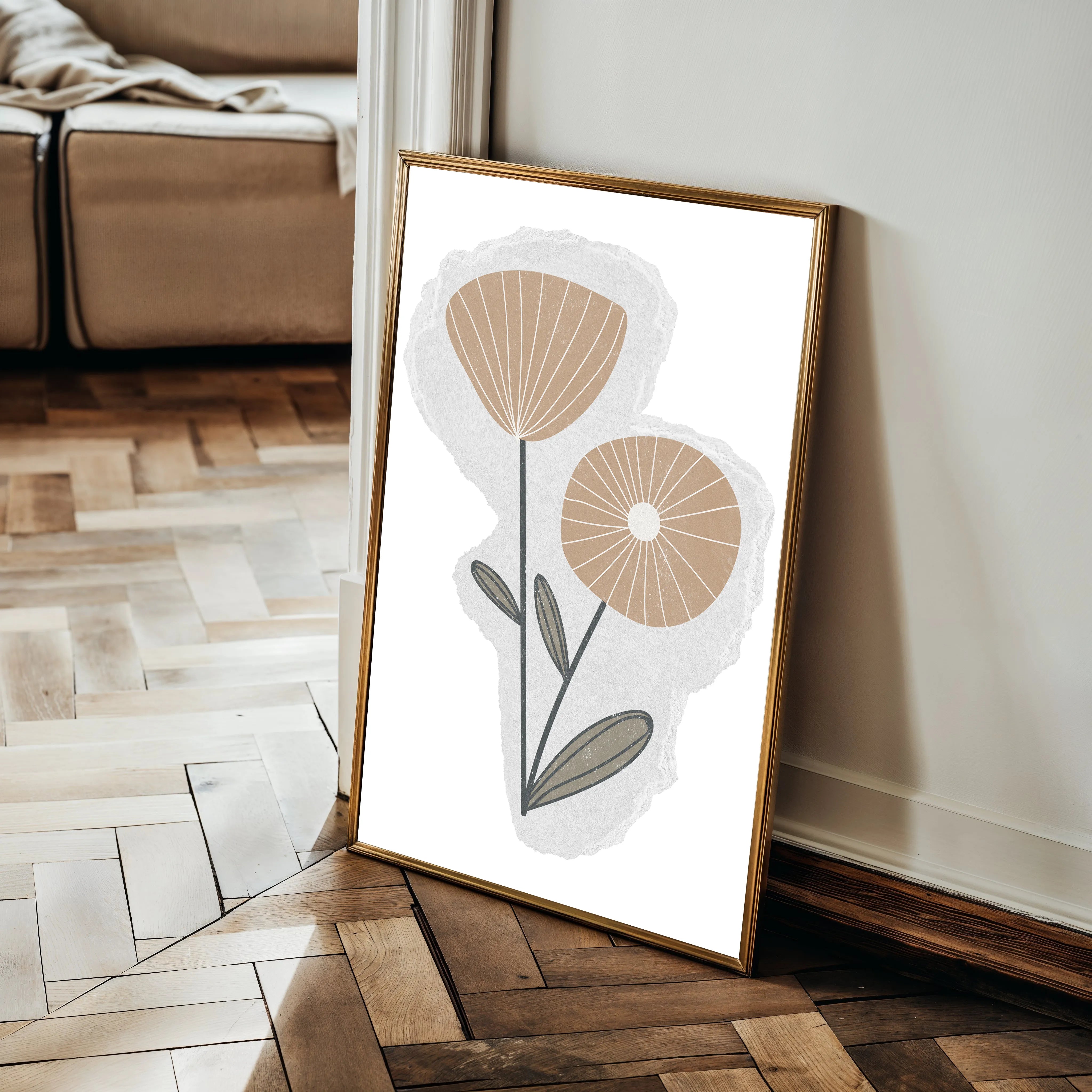 Boho Canvas Wall Art WAD040-BH 90 x 60 cm / Stretched on hidden frame