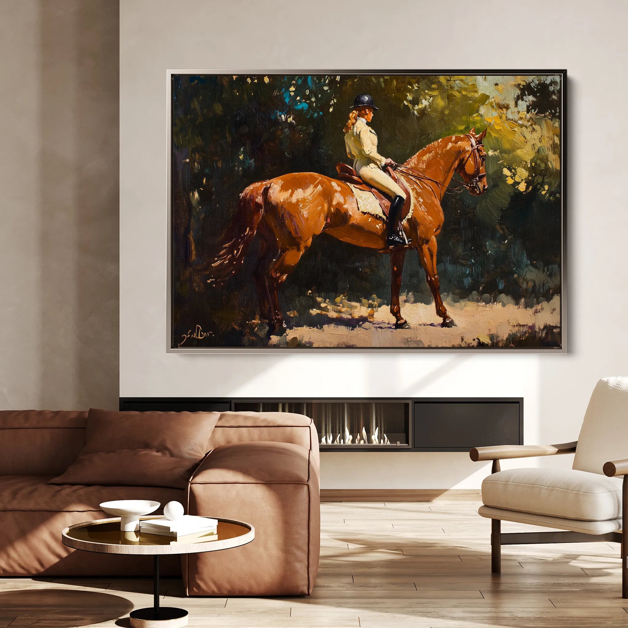 Classic Canvas Wall Art WAD040-CL 90 x 60 cm / Stretched on hidden frame