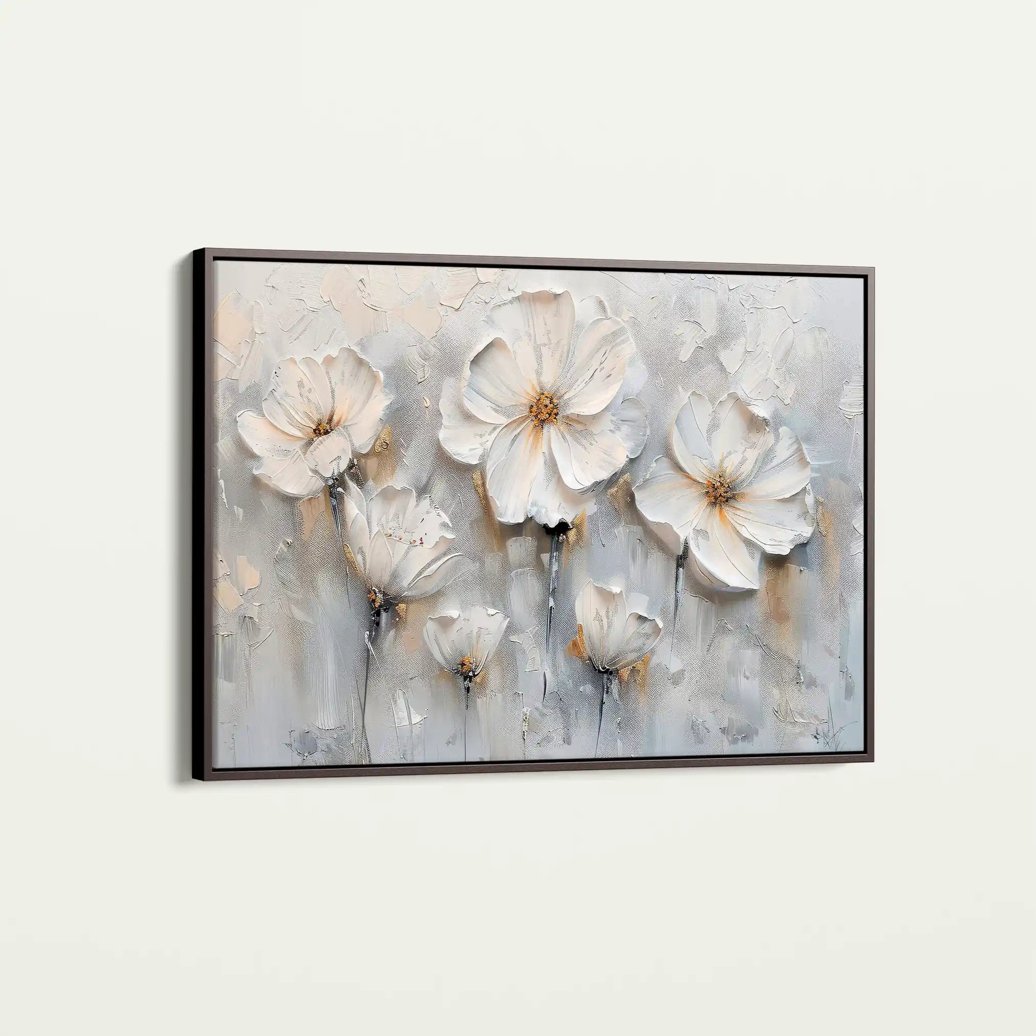 Floral Canvas Wall Art WAD040-F 90 x 60 cm / Stretched on hidden frame