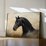 Horses 040 Canvas Art 90 x 60 cm / Stretched on hidden frame