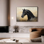 Horses 040 Canvas Art 90 x 60 cm / Stretched on hidden frame