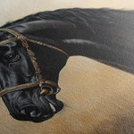 Horses 040 Canvas Art 90 x 60 cm / Stretched on hidden frame