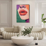 Portrait 040 Canvas Art 90 x 60 cm / Stretched on hidden frame