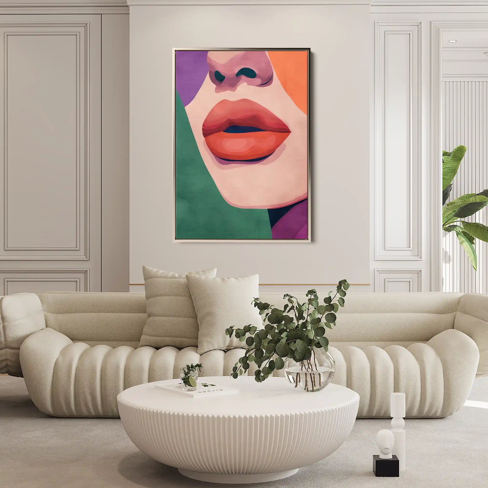 Portrait 040 Canvas Art 90 x 60 cm / Stretched on hidden frame