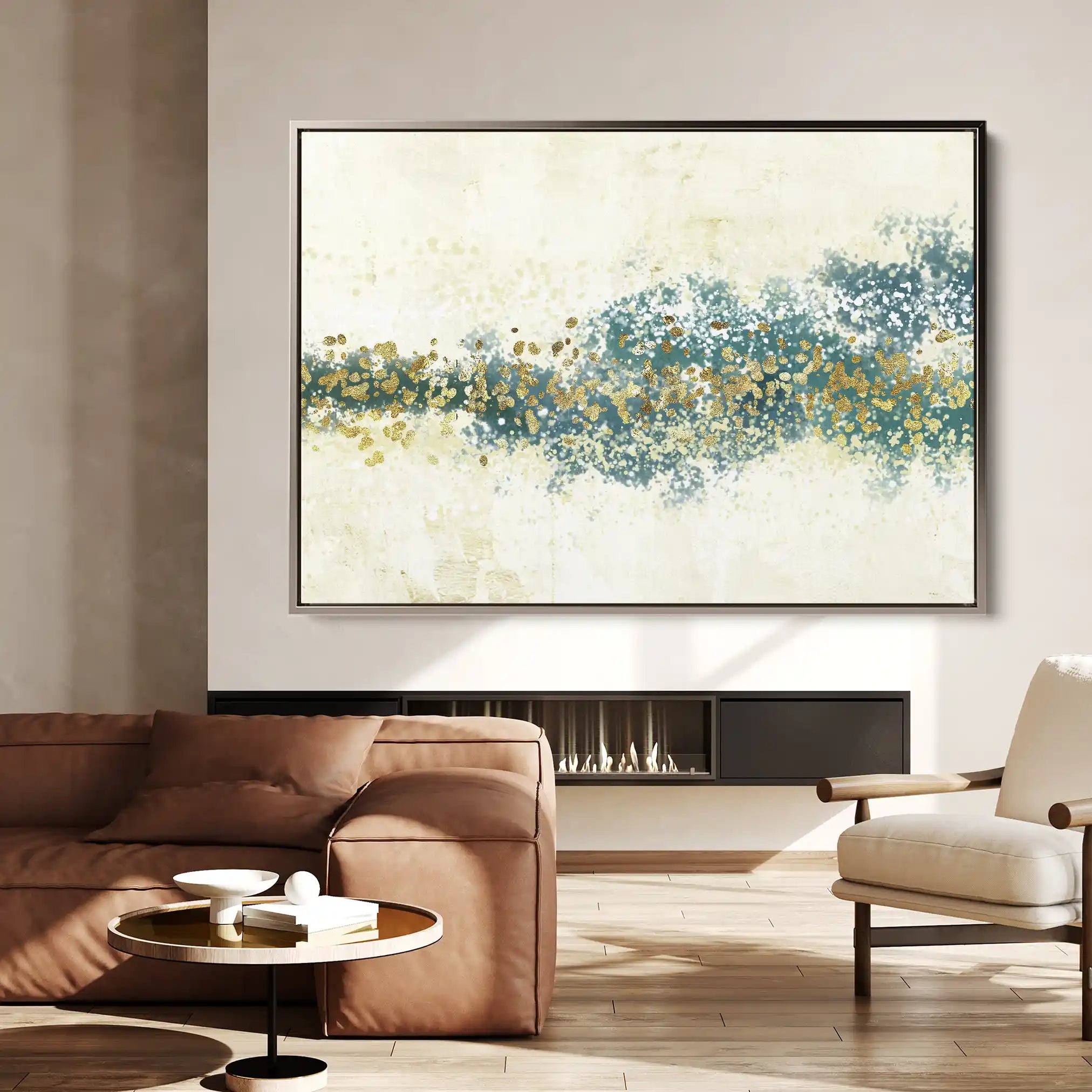 Abstract 041 Canvas Art 60 x 40 cm / Stretched on hidden frame