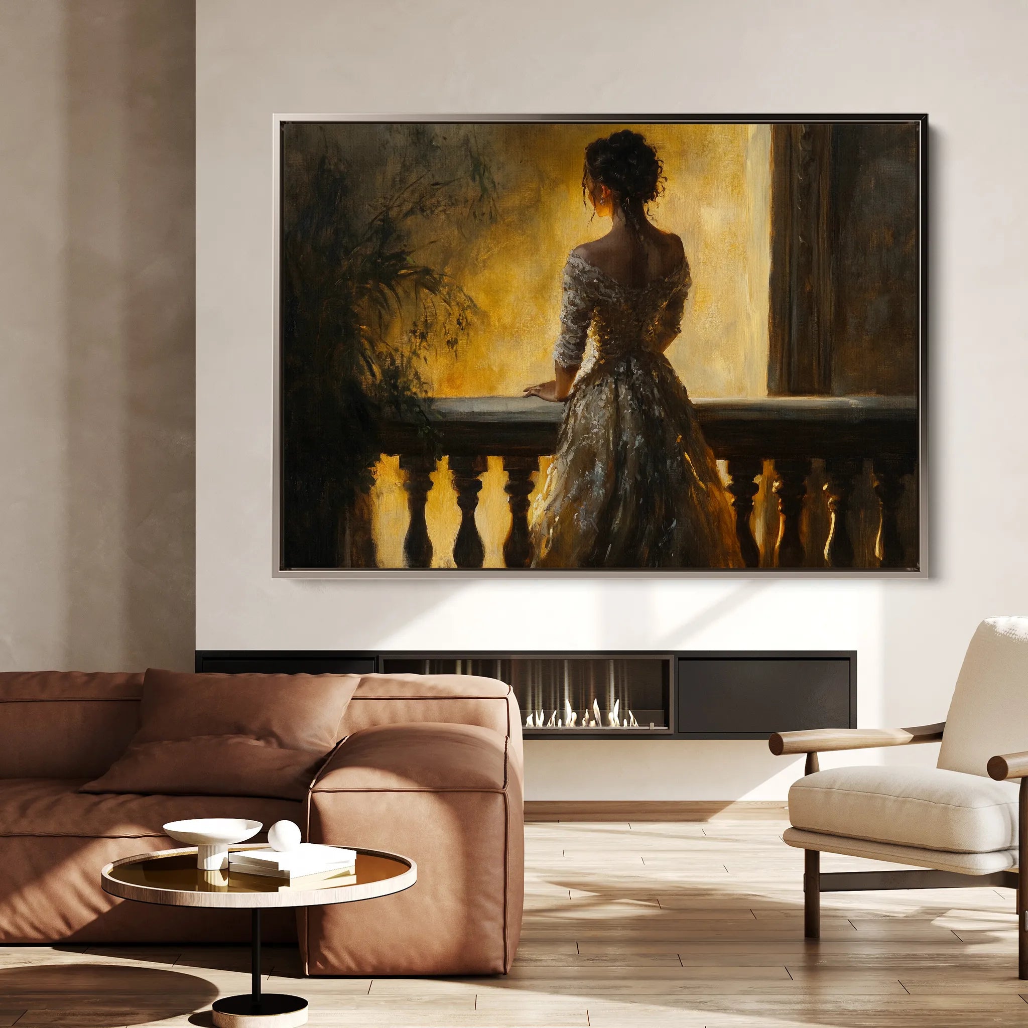 Classic Canvas Wall Art WAD041-CL 90 x 60 cm / Stretched on hidden frame