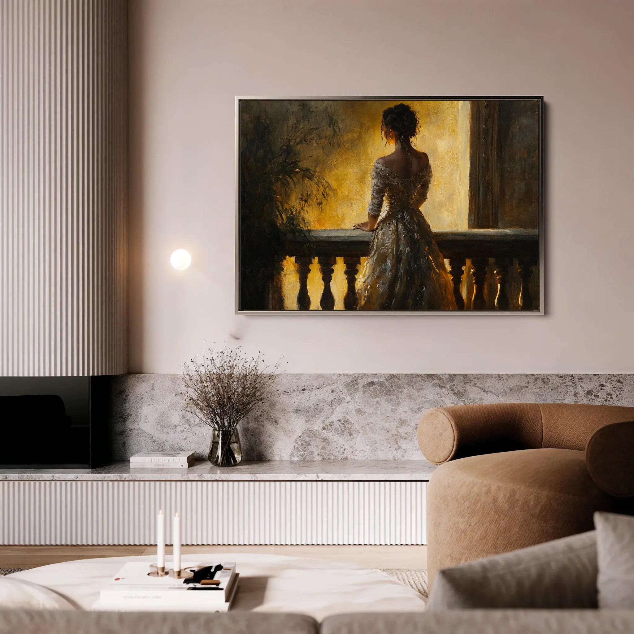 Classic Canvas Wall Art WAD041-CL 90 x 60 cm / Stretched on hidden frame