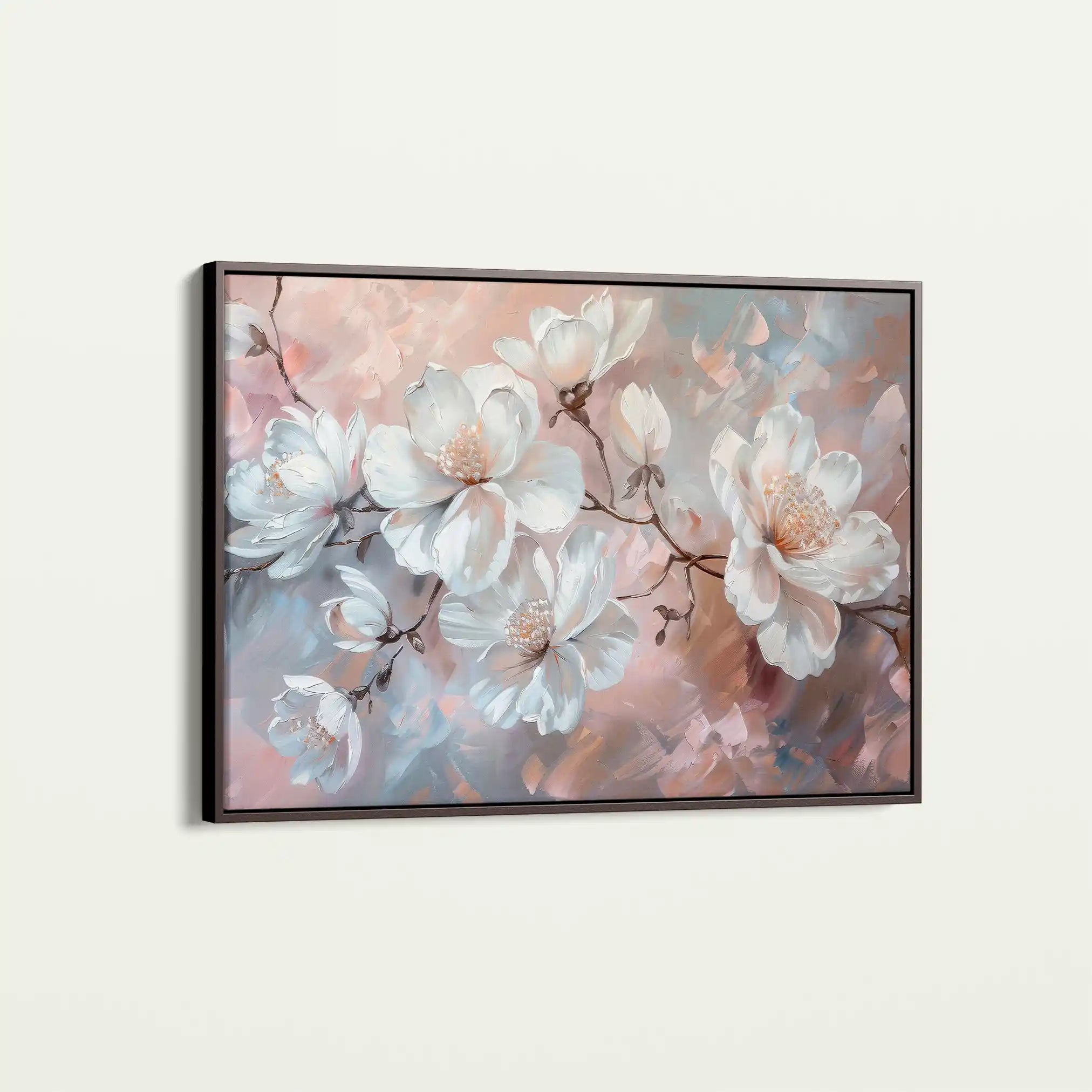 Floral Canvas Wall Art WAD041-F 90 x 60 cm / Stretched on hidden frame