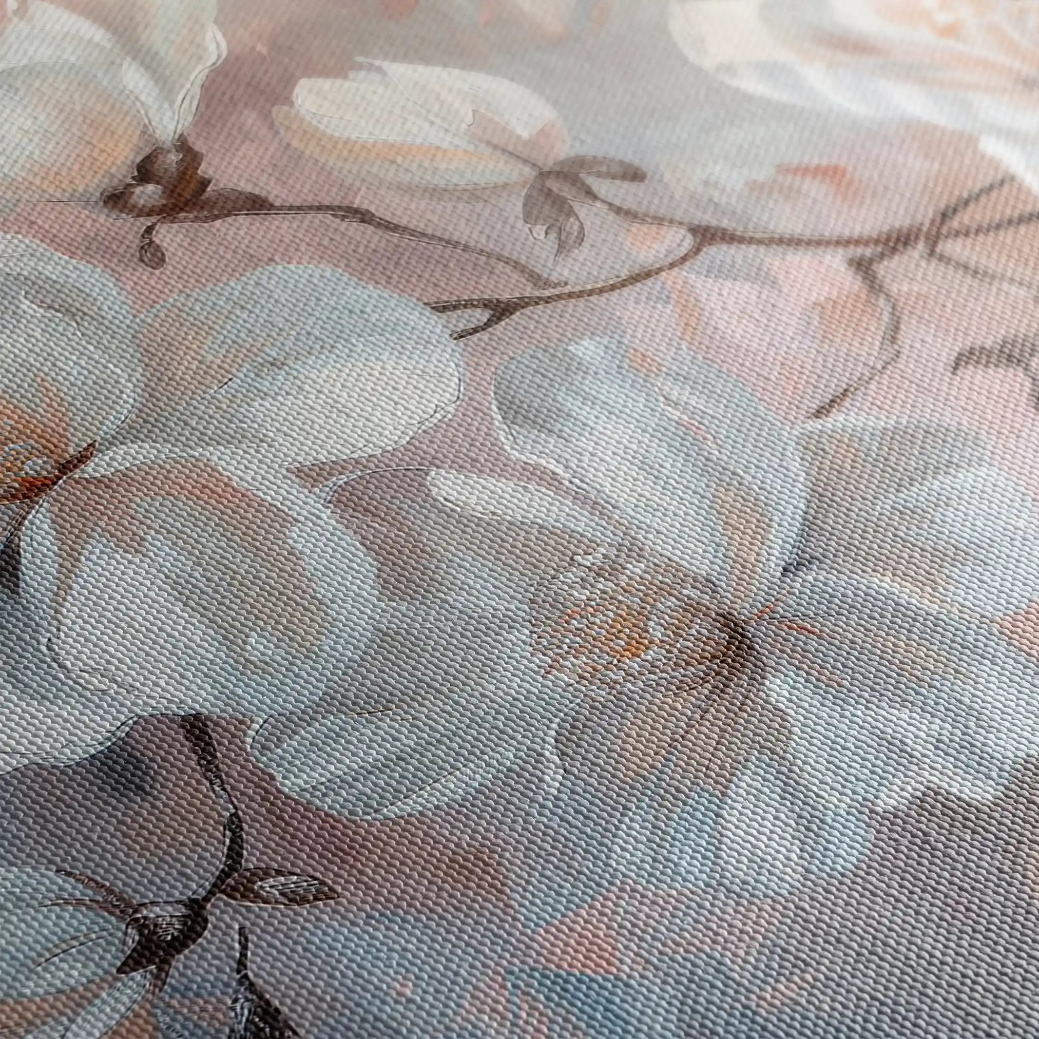 Floral Canvas Wall Art WAD041-F 90 x 60 cm / Stretched on hidden frame