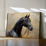 Horses 041 Canvas Art 90 x 60 cm / Stretched on hidden frame