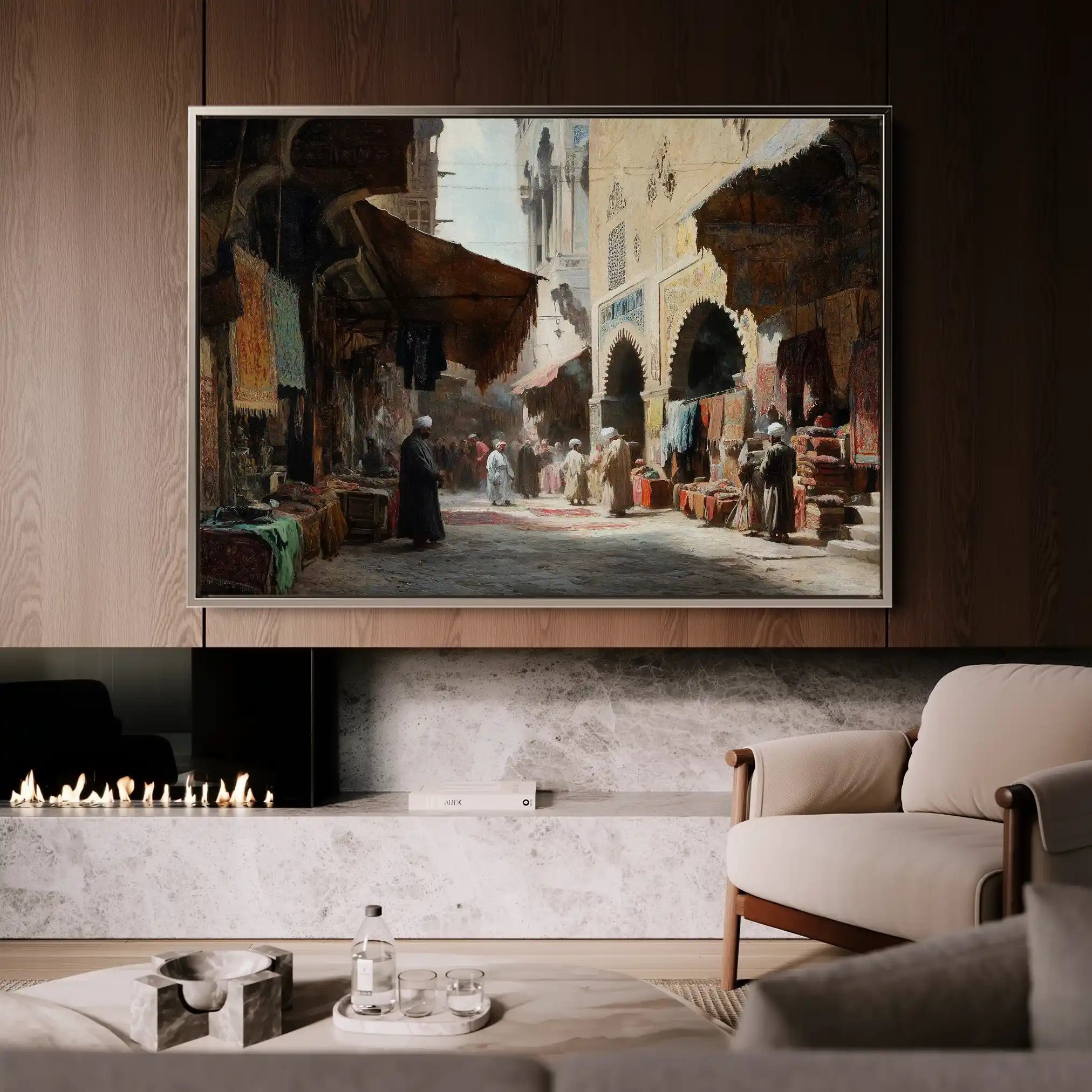 Orientalist 041 Canvas Art 90 x 60 cm / Stretched on hidden frame