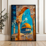 Palestine 041 Canvas Art 90 x 60 cm / Stretched on hidden frame