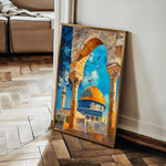 Palestine 041 Canvas Art 90 x 60 cm / Stretched on hidden frame