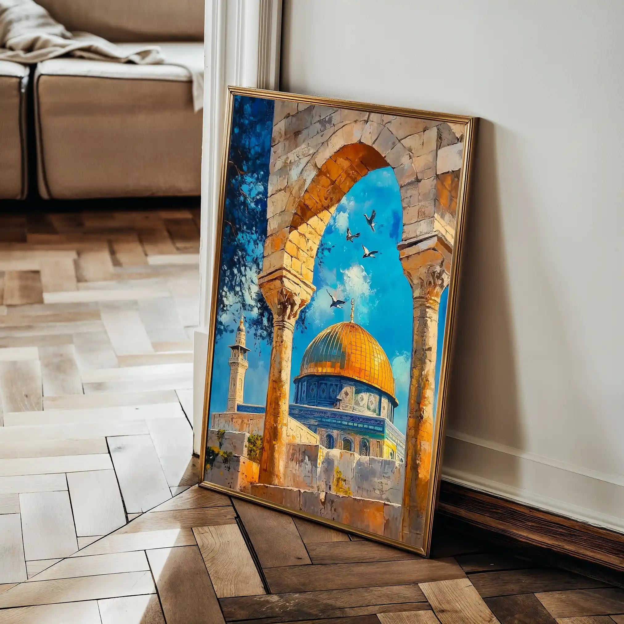 Palestine 041 Canvas Art 90 x 60 cm / Stretched on hidden frame