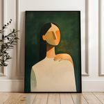 Portrait 041 Canvas Art 90 x 60 cm / Stretched on hidden frame