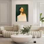 Portrait 041 Canvas Art 90 x 60 cm / Stretched on hidden frame