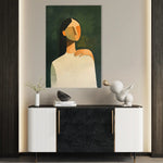 Portrait 041 Canvas Art 90 x 60 cm / Stretched on hidden frame