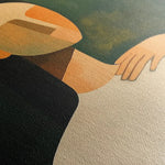 Portrait 041 Canvas Art 90 x 60 cm / Stretched on hidden frame