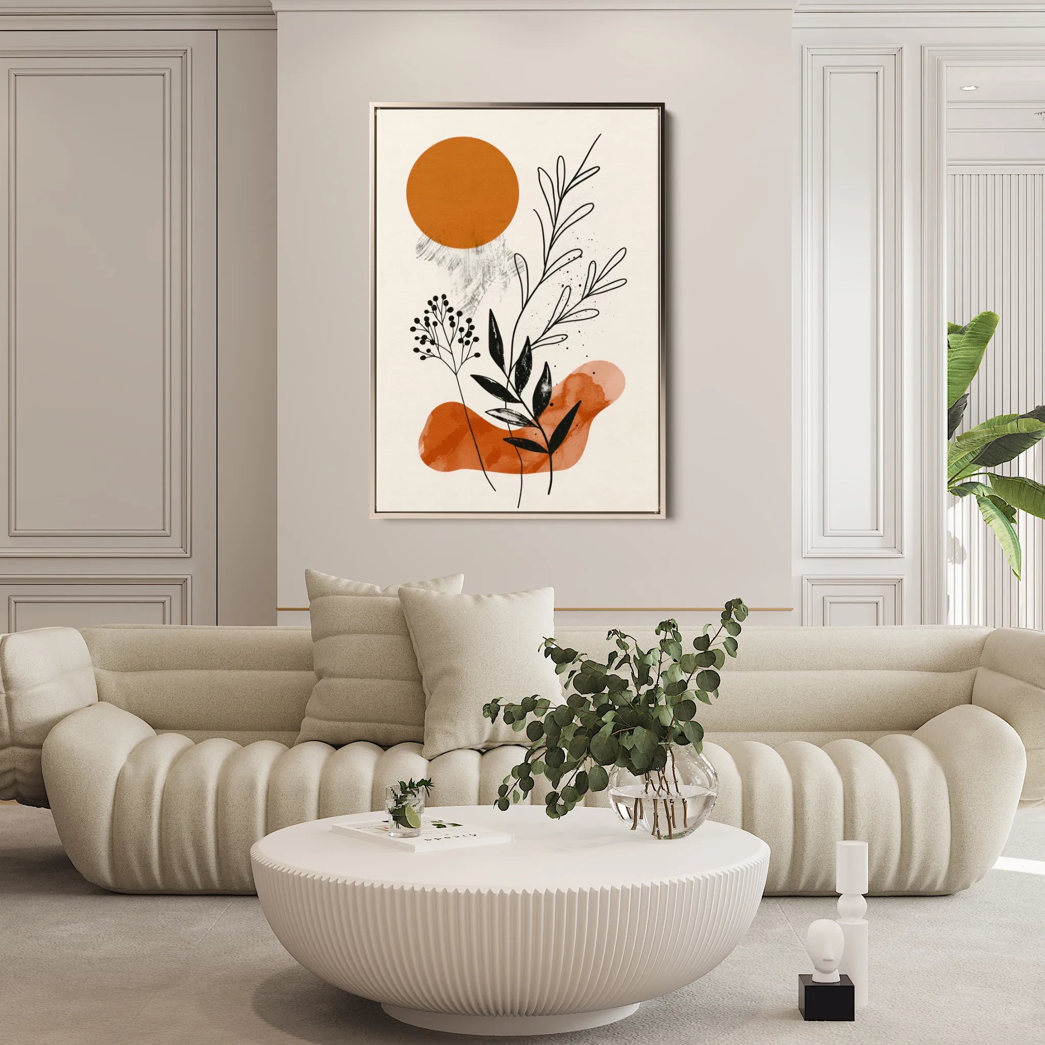 Boho Canvas Wall Art WAD042-BH 90 x 60 cm / Stretched on hidden frame