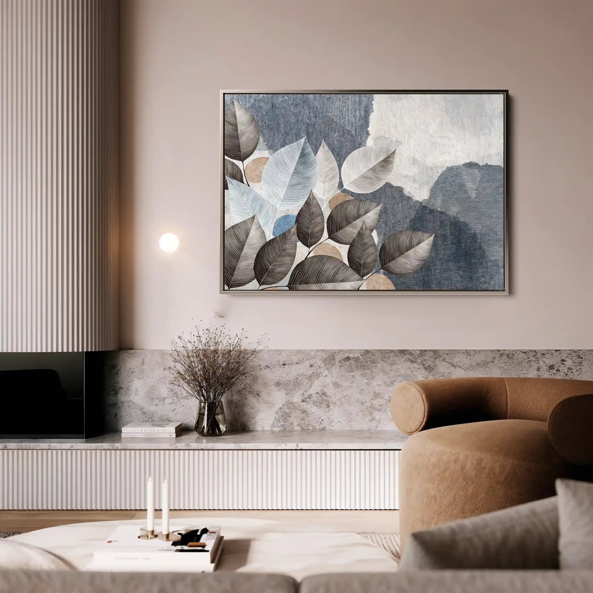 Floral Canvas Wall Art WAD042-F 90 x 60 cm / Stretched on hidden frame