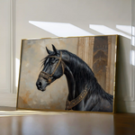 Horses 042 Canvas Art 90 x 60 cm / Stretched on hidden frame