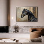 Horses 042 Canvas Art 90 x 60 cm / Stretched on hidden frame