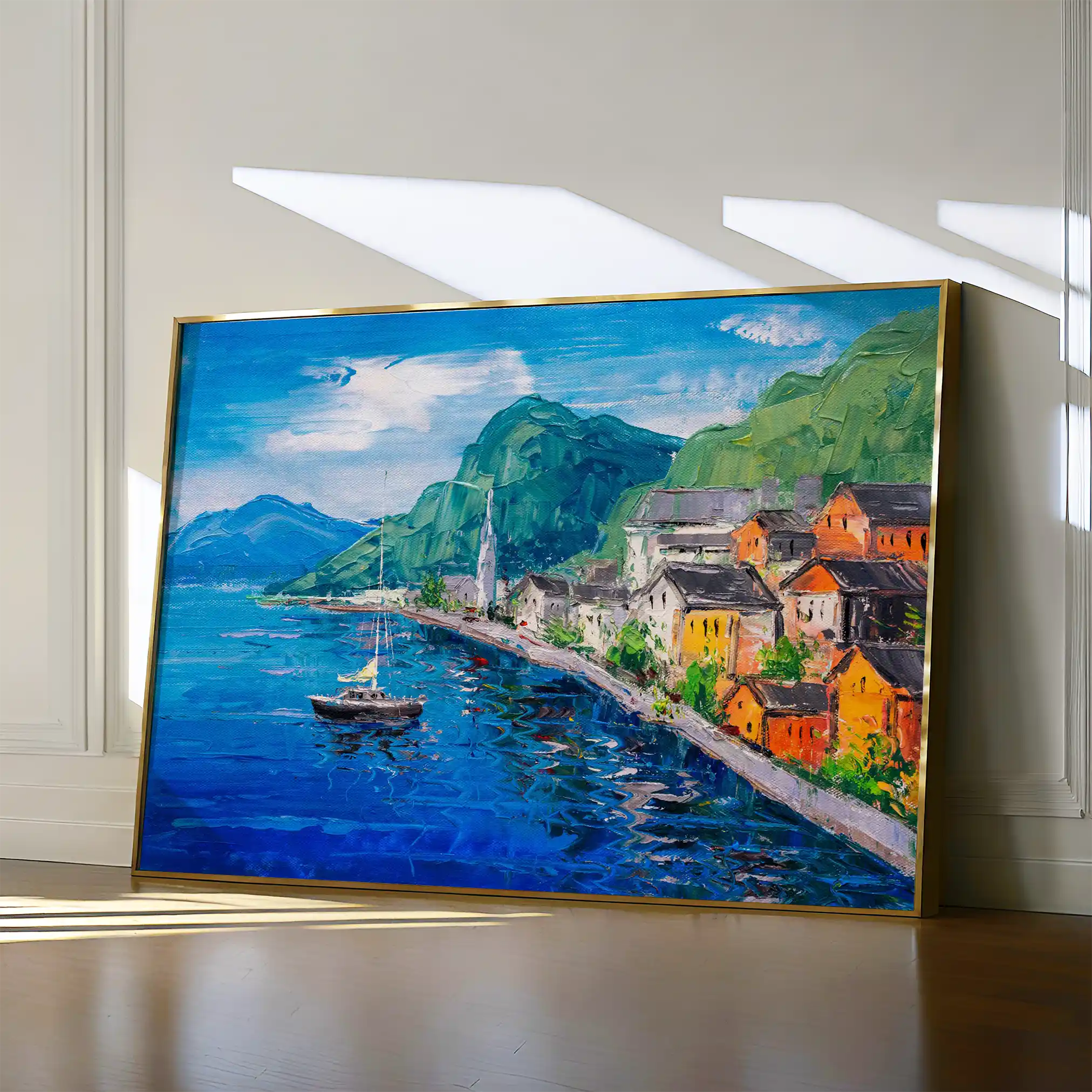 Landscape 042 Canvas Art 90 x 60 cm / Stretched on hidden frame