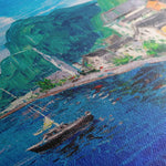 Landscape 042 Canvas Art 90 x 60 cm / Stretched on hidden frame