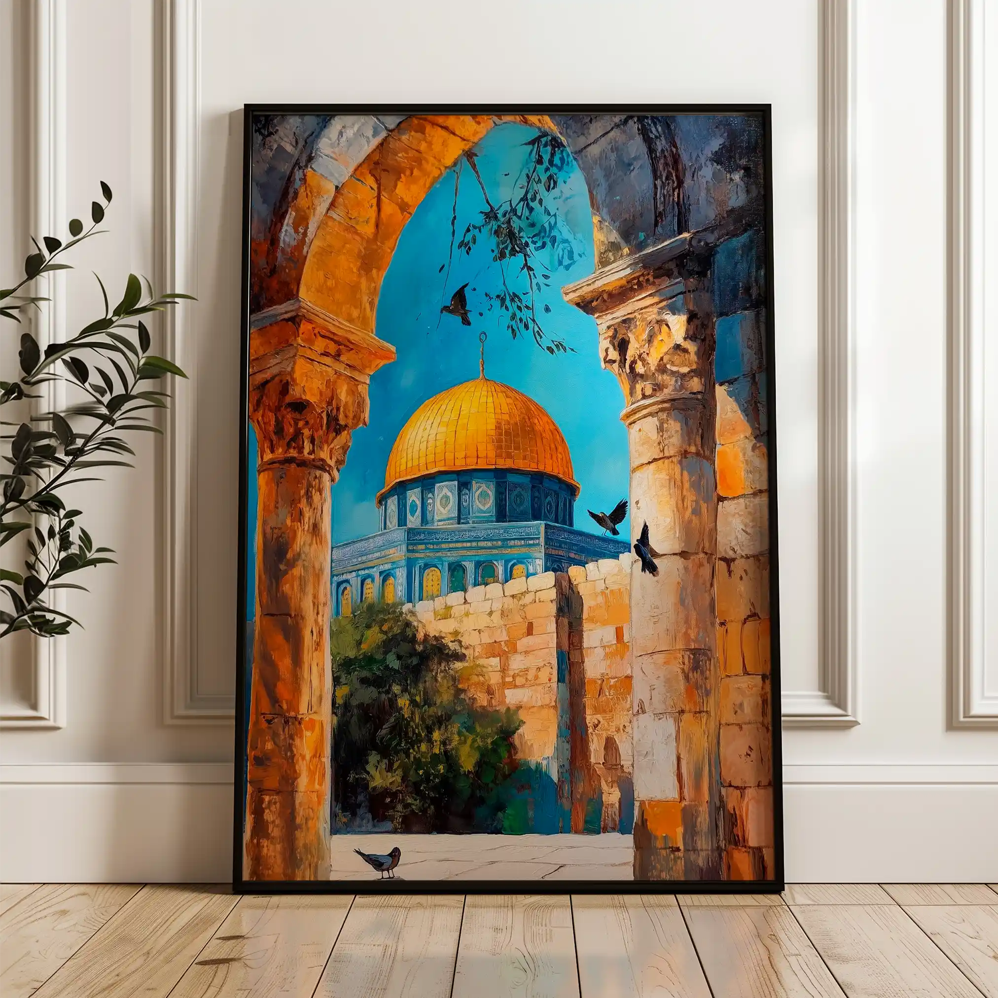 Palestine 042 Canvas Art 90 x 60 cm / Stretched on hidden frame