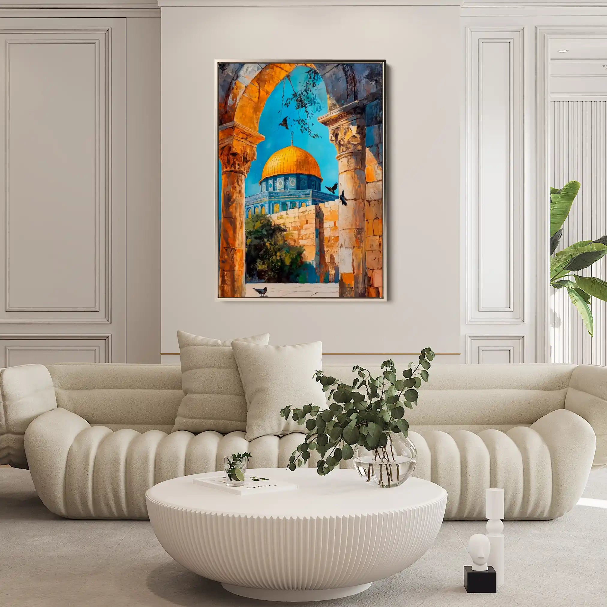 Palestine 042 Canvas Art 90 x 60 cm / Stretched on hidden frame