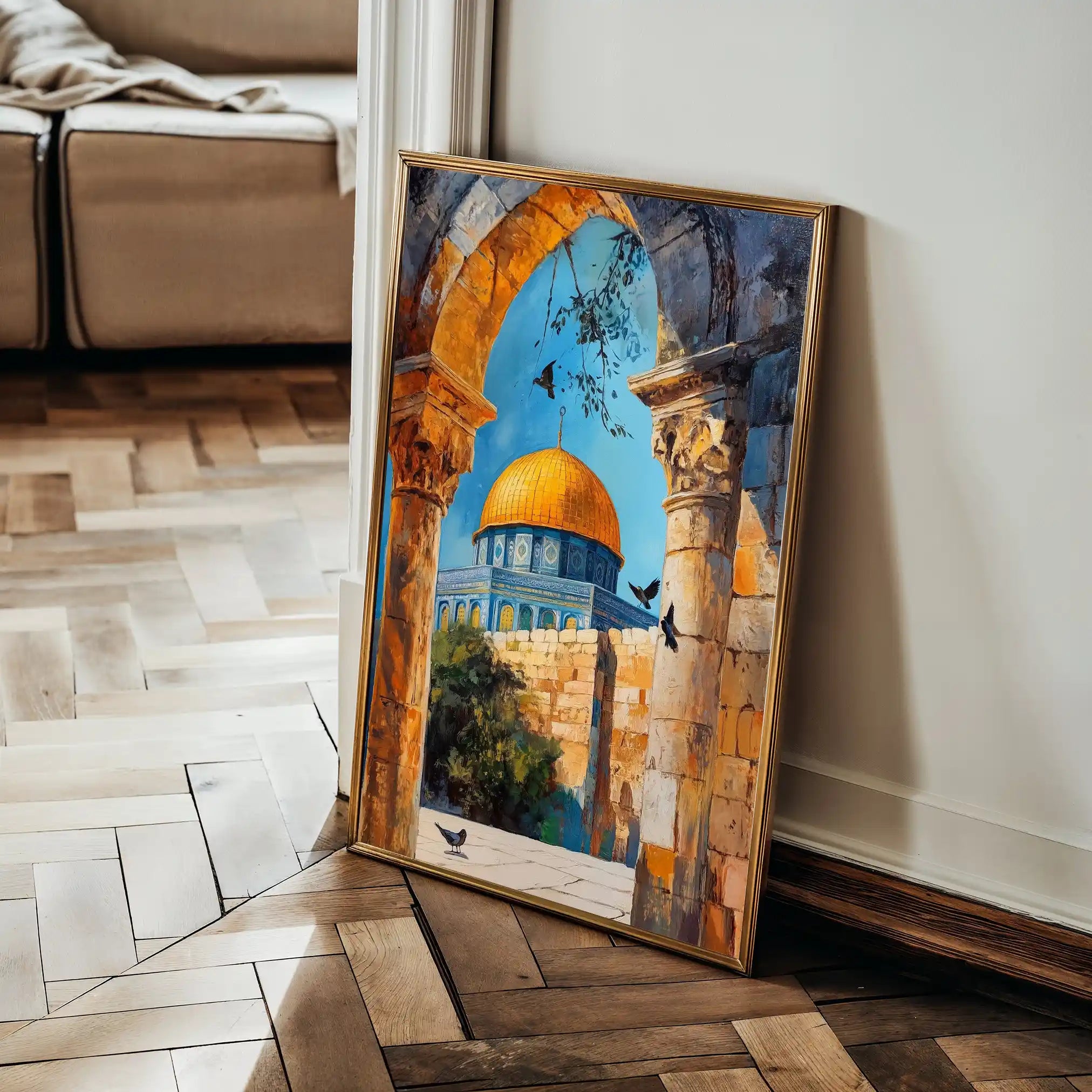 Palestine 042 Canvas Art 90 x 60 cm / Stretched on hidden frame